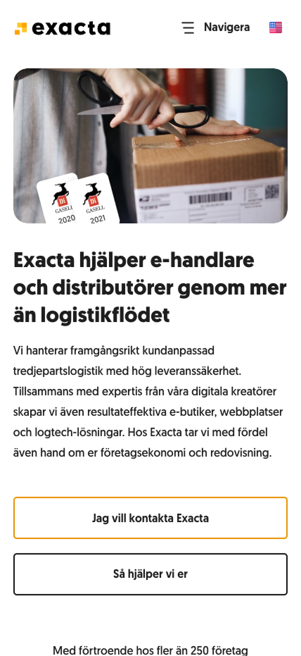 Exacta i mobil